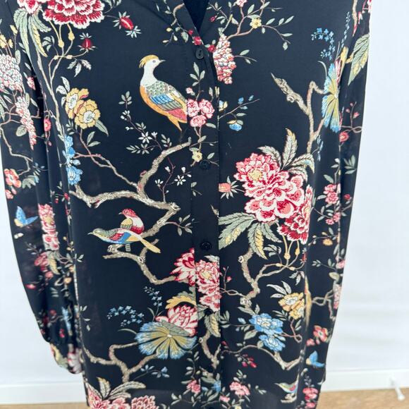 GP&J Baker x H&M Floral Button Down Boho Dress Size 8 - Picture 6 of 10